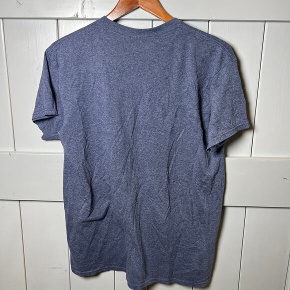 Realtree Men's Antler Logo Tee in Blue Size M (38-40) - Picture 4 of 5